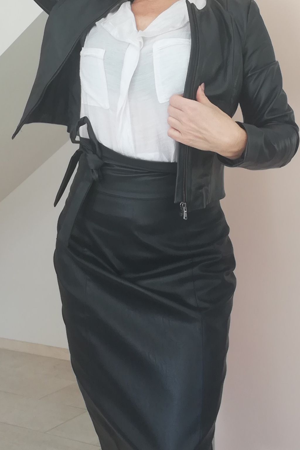 Clothing with a model