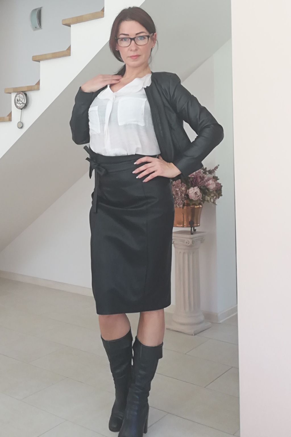 Clothing with a model