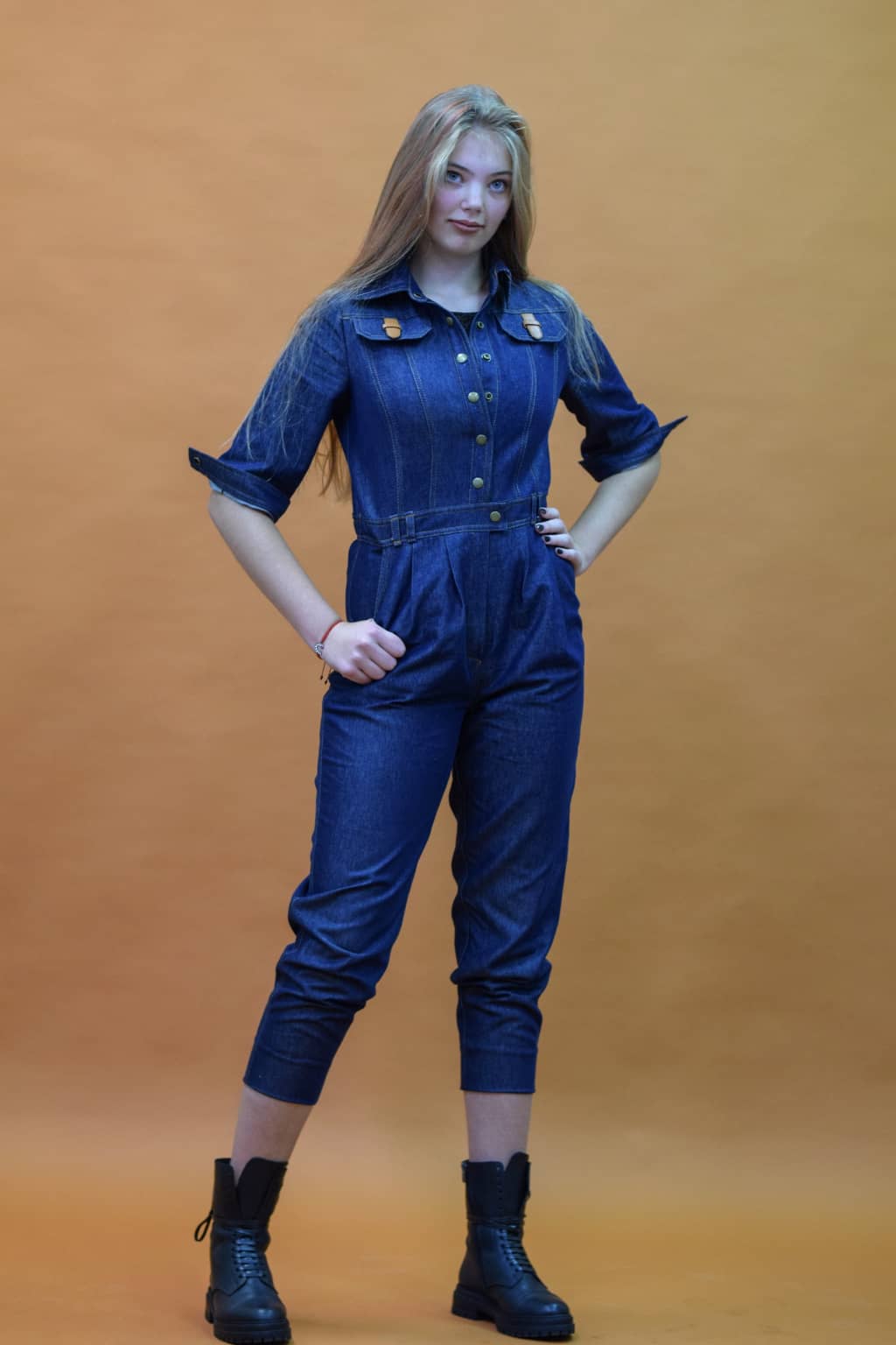 Jumpsuit with a model